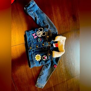 Minnie mouse 2t denim jacket